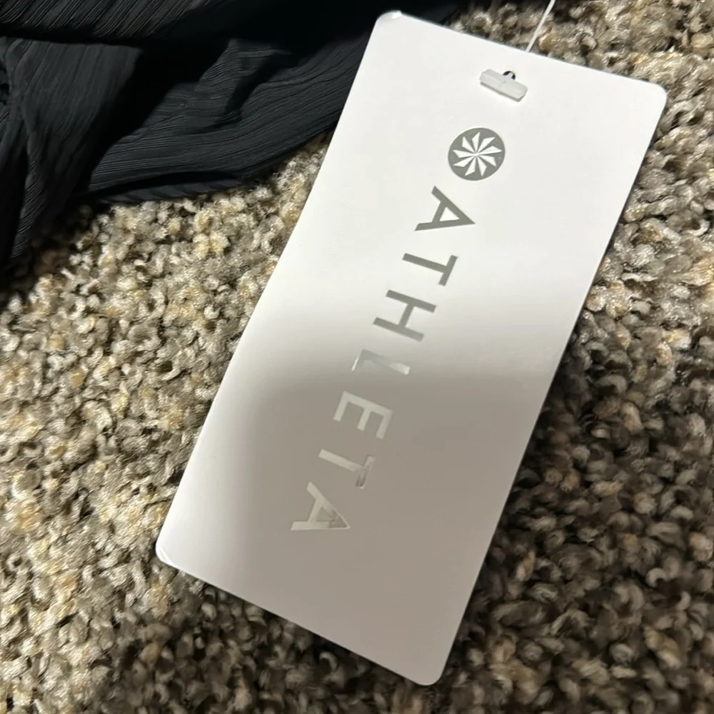 NWT! Athleta Black Square Neck Rib Bra Cup Tankini - Size 36D/DD 🏝️ - Picture 5 of 8